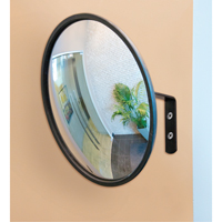 Miroir convexe avec support, Int&eacute;rieur/Ext&eacute;rieur, Diam&egrave;tre 12" Sidevic Inc.