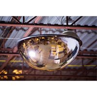 Miroir en d&ocirc;me 360°, D&ocirc;me complet, Dessus ferm&eacute;, Diam&egrave;tre 18" Sidevic Inc.
