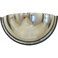 Miroir en d&ocirc;me 180°, Demi-d&ocirc;me, Dessus ferm&eacute;, Diam&egrave;tre 18" Sidevic Inc.