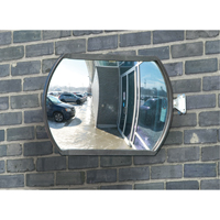 Miroir convexe rectangulaire/rond avec bras t&eacute;lescopique, 12" h x 18" la, Int&eacute;rieur/Ext&eacute;rieur Sidevic Inc.