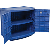 Polyethylene Corrosive/Acid Cabinet, 24 gal., 36" x 35" x 25" Sidevic Inc.