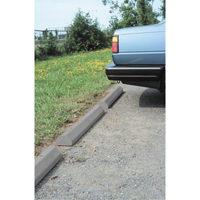 Car Stops, Plastic, 6' L, Grey Sidevic Inc.
