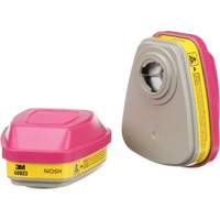 6000 Series Respirator Cartridges, Gas/Vapour Cartridge, Organic Vapour/Acid Gas/P100 Sidevic Inc.