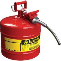 AccuFlow Safety Cans, Type II, Steel, 1 US gal., Red, FM Approved/UL/ULC Listed Sidevic Inc.