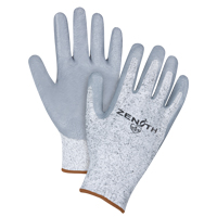 Gants &eacute;lastiques sans coutures r&eacute;sistants &agrave; la coupe, Taille Grand/9, Calibre 13, Rev&ecirc;tement Nitrile, Enveloppe en PEHP, ANSI/ISEA 105 niveau 2/EN 388 niveau 3 Sidevic Inc.
