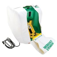 Poste de douche oculaire portable et chauff&eacute;, Aliment&eacute; par gravit&eacute;, Capacit&eacute; 16 gal., Conformit&eacute; ANSI Z358.1 Sidevic Inc.