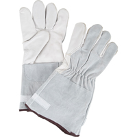 Gants de travail &agrave; ajustement d'usage standard, Moyen, Paume en Cuir fleur de ch&egrave;vre Sidevic Inc.