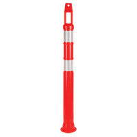 Poteau d&eacute;lin&eacute;ateur de premi&egrave;re qualit&eacute;, 42" h, Orange Sidevic Inc.
