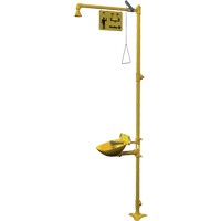 Halo Combination Emergency Shower & Eyewash Station Sidevic Inc.