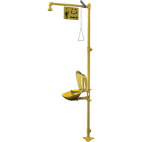 Halo Combination Emergency Shower & Eyewash Station Sidevic Inc.