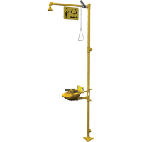 Halo Combination Emergency Shower & Eyewash Station Sidevic Inc.