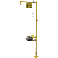 Halo Combination Emergency Shower & Eyewash Station Sidevic Inc.
