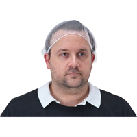 Hair Nets, Nylon, 18", White Sidevic Inc.