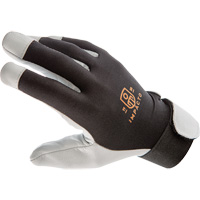 Gants antivibrations Air Glove, Taille Moyen, Paume Cuir perl&eacute; Sidevic Inc.