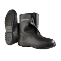10" Black Overboots, PVC, Snap Closure, Fits Men's 6 - 7 Sidevic Inc.
