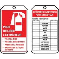 Safety Tags, Cardstock, 3-1/8" W x 5-7/8" H, French Sidevic Inc.