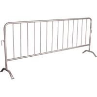 Barri&egrave;re portative, Emboîtables, 102" lo x 40" h, Argent Sidevic Inc.