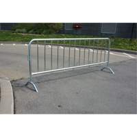 Barri&egrave;re portative, Emboîtables, 102" lo x 40" h, Argent Sidevic Inc.