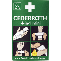 Coagulant 4-dans-1 Cederroth, 5" lo x 3" la Sidevic Inc.