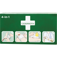 Coagulant 4-dans-1 cederroth, 9" lo x 5-1/2" la Sidevic Inc.