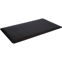 Tapis de style plateforme WD, Losange, 4' x 12' x 5/8", Noir, &eacute;ponge Sidevic Inc.