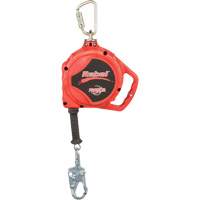 Rebel Self Retracting Lifeline, 33', Galvanized Steel, Swivel Sidevic Inc.
