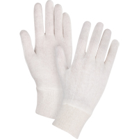 Gants d'inspection de poids moyen, Poly/coton, Poignet Poignet en tricot, Dames Sidevic Inc.