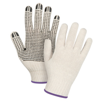 Gants tricot&eacute;s de poids lourd, Poly/coton, Un c&ocirc;t&eacute;, Calibre 7, T-petit Sidevic Inc.