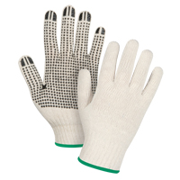 Gants tricot&eacute;s de poids lourd, Poly/coton, Un c&ocirc;t&eacute;, Calibre 7, Moyen Sidevic Inc.