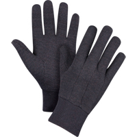 Gants de jersey, Grand, Brun, Non doubl&eacute;, Poignet en tricot Sidevic Inc.
