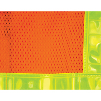 5-Point Tear-Away Traffic Safety Vest, High Visibility Orange, Medium, Polyester Sidevic Inc.