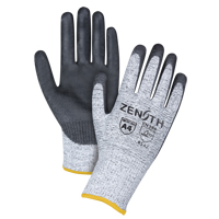 Gants &eacute;lastiques sans coutures r&eacute;sistants &agrave; la coupe, Taille 2T-Grand/11, Calibre 13, Rev&ecirc;tement Polyur&eacute;thane, Enveloppe en PEHP, ANSI/ISEA 105 niveau 4/EN 388 niveau 5 Sidevic Inc.