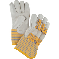 Abrasion-Resistant Winter-Lined Fitters Gloves, Large, Grain Cowhide Palm, Cotton Fleece Inner Lining Sidevic Inc.