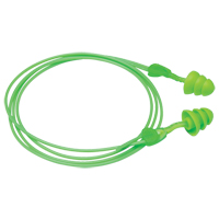 Glide&reg; Trio Reusable Earplugs, Corded, Bulk - Loose, 27 dB NRR, One-Size Sidevic Inc.