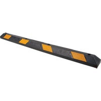 Butoir pour espace de stationnement, Caoutchouc, 6' l, Noir/Jaune Sidevic Inc.