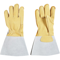Gants pour monteur de lignes, Grand, Paume en Cuir fleur de vache, Doublure en Coton Sidevic Inc.