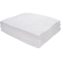 Feuilles absorbantes souffl&eacute;es de premi&egrave;re qualit&eacute;, Huile seulement, 15" x 17", 8 gal. d'absorption Sidevic Inc.