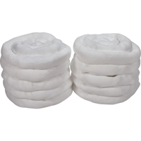 Remblais tubulaire absorbant, Huile seulement, Absorption 45 gal., 3" la x 10' lo, Pqt de 10 Sidevic Inc.