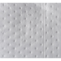 Feuilles absorbantes li&eacute;es de premi&egrave;re qualit&eacute;, Huile seulement, 15" x 17", 8 gal. d'absorption Sidevic Inc.