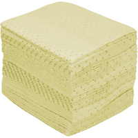Feuilles absorbantes en fibres fines de premi&egrave;re qualit&eacute;, Mati&egrave;res dangereuses, 15" x 17", 30 gal. d'absorption Sidevic Inc.