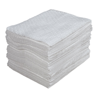 Feuilles absorbantes lamin&eacute;es (SMS) de premi&egrave;re qualit&eacute;, Huile seulement, 15" x 17", 30 gal. d'absorption Sidevic Inc.