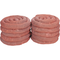Remblais tubulaires absorbants, Mati&egrave;res dangereuses, Absorption 45 gal., 3" la x 10' lo, Pqt de 10 Sidevic Inc.