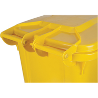 Yellow Mobile Container, Polyurethane, 63 Gallons/63 US gal. Sidevic Inc.