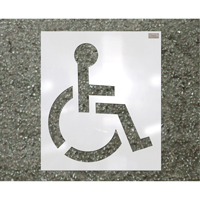 Pochoirs pour parc de stationnement, Pictogramme, 39" Sidevic Inc.