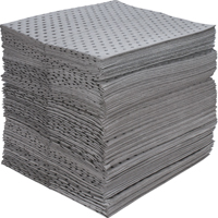 Feuilles absorbantes en fibres fines de calibre industriel, Universel, 15" x 17", 40 gal. d'absorption Sidevic Inc.