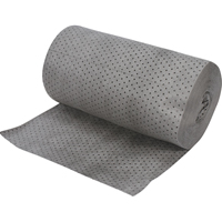 Rouleaux absorbants en fibres fines de calibre industriel, Lourd, 150' lo x 30" la, Absorption 70 gal. Sidevic Inc.