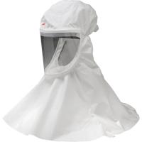 Cagoule &eacute;conomique Versaflo, Moyen/Petit, Coiffe souple, Bavette Simple Sidevic Inc.