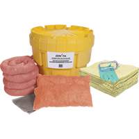 Spill Kit, Hazmat, Overpack/Salvage Drum, 20 US gal. Absorbancy Sidevic Inc.
