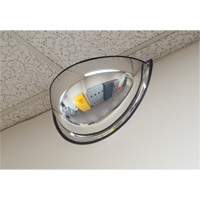 Miroir en d&ocirc;me 180°, Demi-d&ocirc;me, Dessus ouvert, Diam&egrave;tre 20" Sidevic Inc.