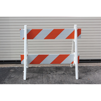 Barricades, A-Frame, 28.6" L x 40" H, Orange/White Sidevic Inc.